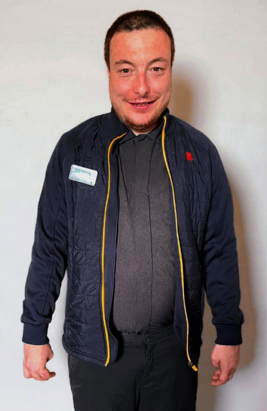 Anthony pictured wearing his uniform